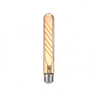 Bec LED EVO17 Filament T30 6W E27 2200K Auriu foto