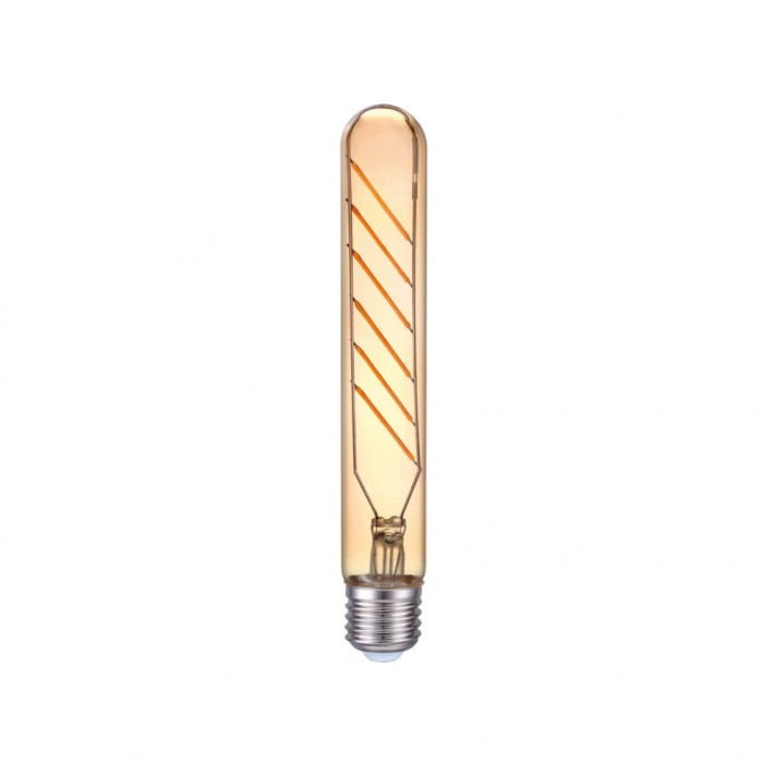 Bec LED EVO17 Filament T30 6W E27 2200K Auriu