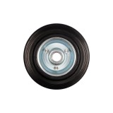 Cumpara ieftin Roata de rezerva cu rulment, din cauciuc negru 160x39 mm Vorel 87455