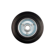 Roata de rezerva cu rulment, din cauciuc negru 160x39 mm Vorel 87455
