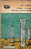Note din Grecia. Diverse. Cartea alba - Alexandru Rosetti