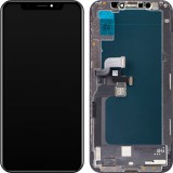 Display ecran cu Touchscreen si Rama pentru Apple Iphone XS, ZY Incell, Negru, Compatibil
