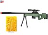 Pusca Airsoft Sniper M24, 6mm, Luneta Laser, 1.2m, +500 Bile, Camuflaj, Manuala, Cadou