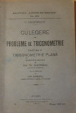 CULEGERE DE PROBLEME DW TRIGONOMETRIE, TRIGONOMETRIE PLANA - V. CRISTESCU (1938