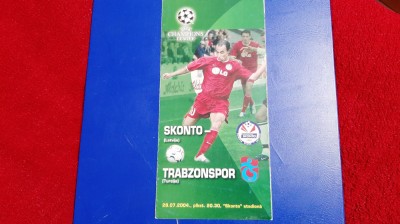 program Skonto Riga - Trabzonspor foto