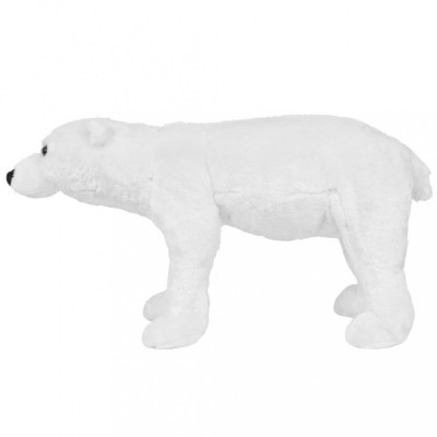 Urs polar din plus de jucarie in picioare, alb, XXL foto