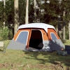 Cort de camping cu LED gri deschis si portocaliu 344x282x212 cm GartenMobel Dekor, vidaXL