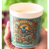 Lum&acirc;nare Zodia Vărsător &ndash; Parfum Floral Elegant - Ceara Soia si Cocos, 220 g