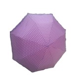 Umbrela telescopica Mov cu buline, deschidere automata, diametru 108cm, SUSINO
