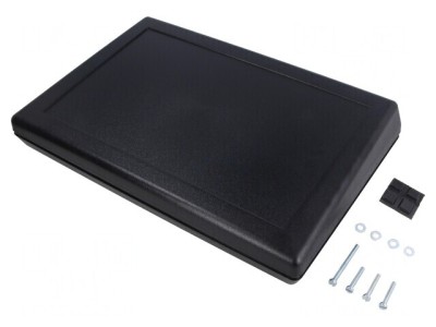 Carcasă Desktop PRO96 Neagră ABS 320x210x62mm foto
