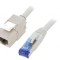 Prelungitor RJ45 S/FTP Cat6a LSZH Gri 20m