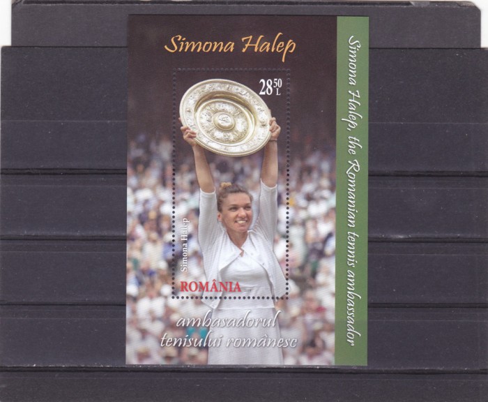 ROMANIA 2019 - SIMONA HALEP, COLITA DANTELATA , MNH - LP 2249