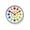 Ceas de perete copii Tic Tac Colours, 30 cm, negru