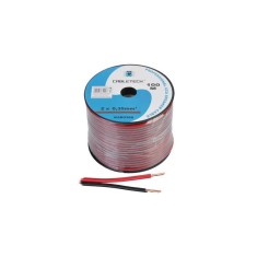 Cablu difuzor CCA 2x0.35mm rosu/negru Cabletech KAB0388