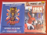 Program meci (reprint)+DVD fotbal ANGLIA-GERMANIA Finala Campionatului Mondial`66