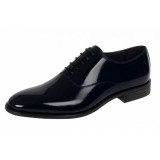 Pantofi barbati eleganti din piele naturala Negru Lac GKR824LN