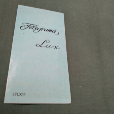 TELEGRAMA LUX CIRCULATA foto