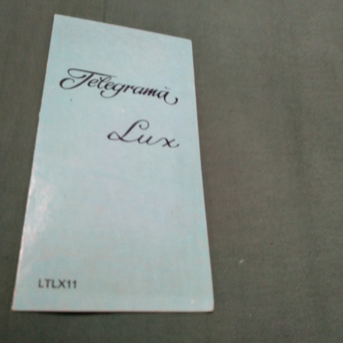 TELEGRAMA LUX CIRCULATA