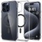 Husa iPhone 15 Pro Max Spigen Ultra Hybrid MagSafe, gri