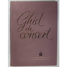 GHID DE CONCERT- EUGEN PRICOPE, VASILE CRISTIAN&hellip;. BUC. 1961