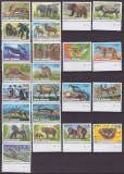 35-COOK ISLANDS-1992-Animale-4 serii complete 23 timbre nestampilate MNH, Nestampilat