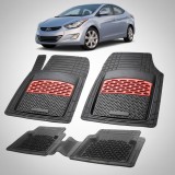 Cumpara ieftin Covorase Auto Cauciuc Compatibile Hyundai Elantra V (MD/UD, 2010&ndash;2015)- Red