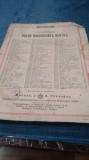 PARTITURA VECHE IMPERIUL TARIST-ROMANTA TIGANEASCA---PORUMBITA MEA,HAI SA ZBURAM IN ALTE ZARI CANTATA DE D.M.SHISKIN -1890
