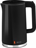 Cumpara ieftin Fierbator electric ECG RK 1702 Safe to Touch Black, 1.7 litri, 2200 W, interior