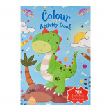 Cumpara ieftin Carte de colorat cu activitati - dinozauri