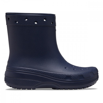 Cizme Crocs Classic Rain Boot Albastru - Navy foto