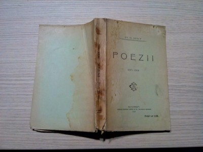ST. O. IOSIF - Poezii 1893-1908 - Socec, 1910, 262 p. ; coperta originala foto