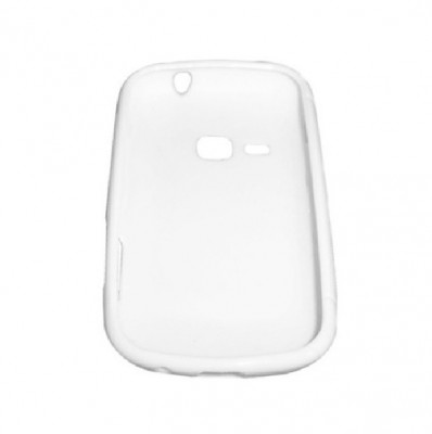 Husa silicon S-case alba pentru Samsung Galaxy Mini 2 S6500 foto