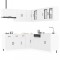 vidaXL Set dulap de bucătărie din 11 piese &bdquo;Lucca&rdquo; Lemn prelucrat alb 3314921