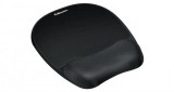 Mousepad ergonomic pentru incheietura mainii din spuma cu memorie Fellowes 9176501, negru - RESIGILAT