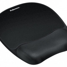 Mousepad ergonomic pentru incheietura mainii din spuma cu memorie Fellowes 9176501, negru - RESIGILAT