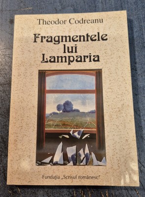 Fragmentele lui Lamparia Theodor Codreanu cu autograf foto