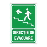 Indicator Direcție de evacuare st&acirc;nga cobor&acirc;re scară