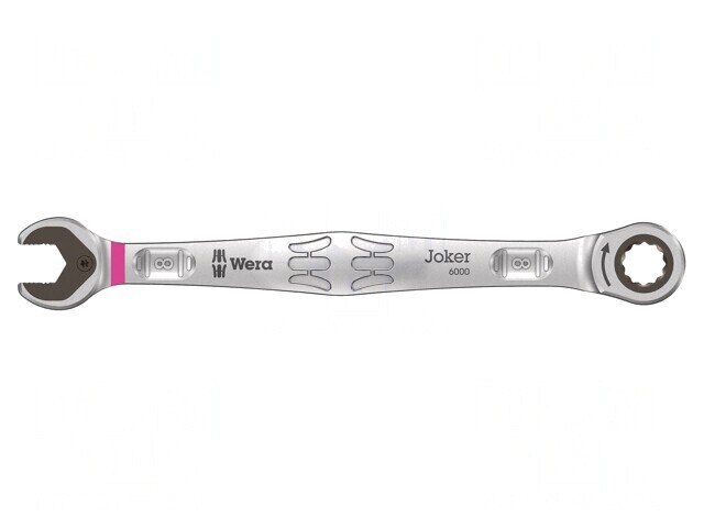 Cheie combinată cu piedică 8mm oțel 144mm WERA Joker