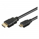 Cablu HDMI - Mini HDMI, 4K@30Hz, Versiunea 1.3, conectori auriti, 3m, PremiumCord kphdmac3