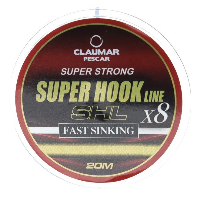 Fir Textil Claumar 8x Super Hook Line SHL 0.14mm, 15kg, 20m