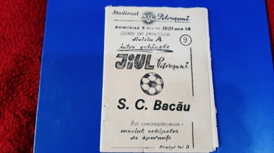 program Jiul - SC Bacau foto