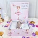 Cumpara ieftin Trusou Botez cu 8 Piese, Balerina 2, Culoare Roz Pudra - TB273