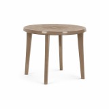 Masă de grădină din plastic Lisa, culoare cappuccino