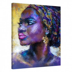 Tablou Canvas, Tablofy, Salma &middot; African Woman, Printat Digital, 30 &times; 40 cm