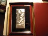 Iconita metalica montata in rama (in cutie de cadou) dimensiune 7x16.5 cm, rama 20x26, provenienta Italia