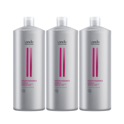 Pachet pentru parul vopsit, Londa Professional, Color Radiance Shampoo, 1000ml x 3 buc. foto