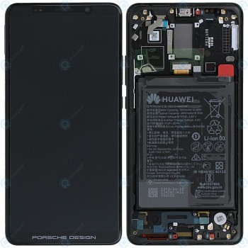 Huawei Mate 10 Pro (BLA-L09, BLA-L29) Capac frontal al modulului de afișare + LCD + digitizer + baterie (versiunea Porsche Design) negru 02351RVP foto