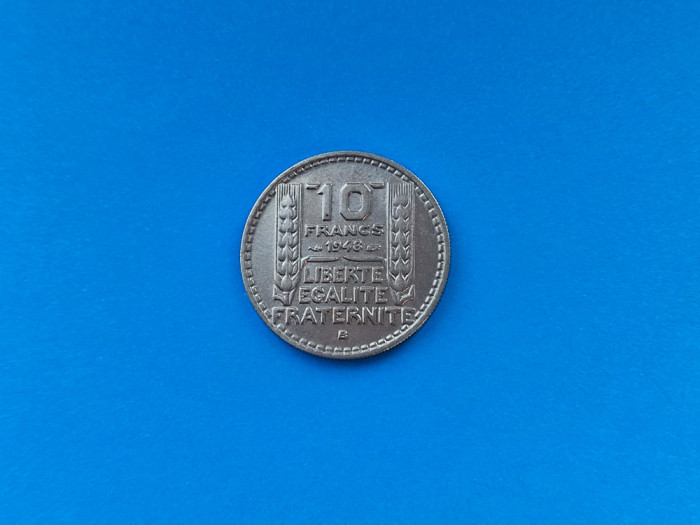 10 Francs 1948-Lit. B -Franta-stare buna