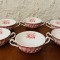 6 BOLURI CU TOARTE, DIN PORTELAN ENGLEZESC- COLECTIA &quot;COACHING TAVERNS 1828&quot;