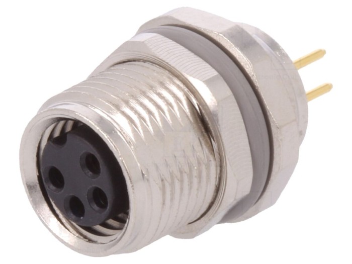 Conector M8 mamă 4 pini IP67